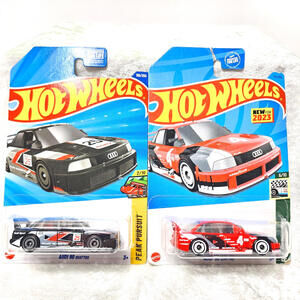 Hot Wheels Audi '90 Quattro 2-Car Lot 199/250 Black 77/250 Red